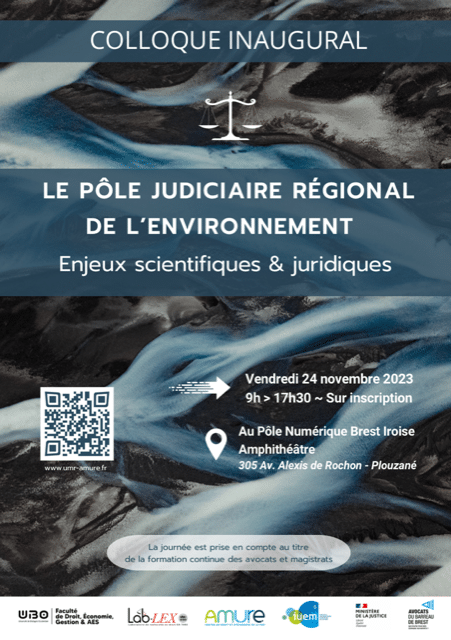 Colloque inaugural du pôle judiciaire régional de l&rsquo;environnement à Brest